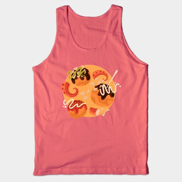 Takoyaki Tank Top by Mako Design 